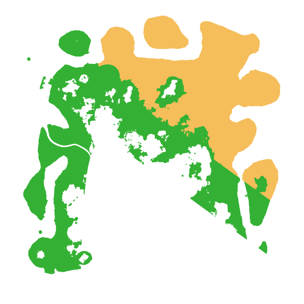 Biome Rust Map: Procedural Map, Size: 3500, Seed: 1627869425
