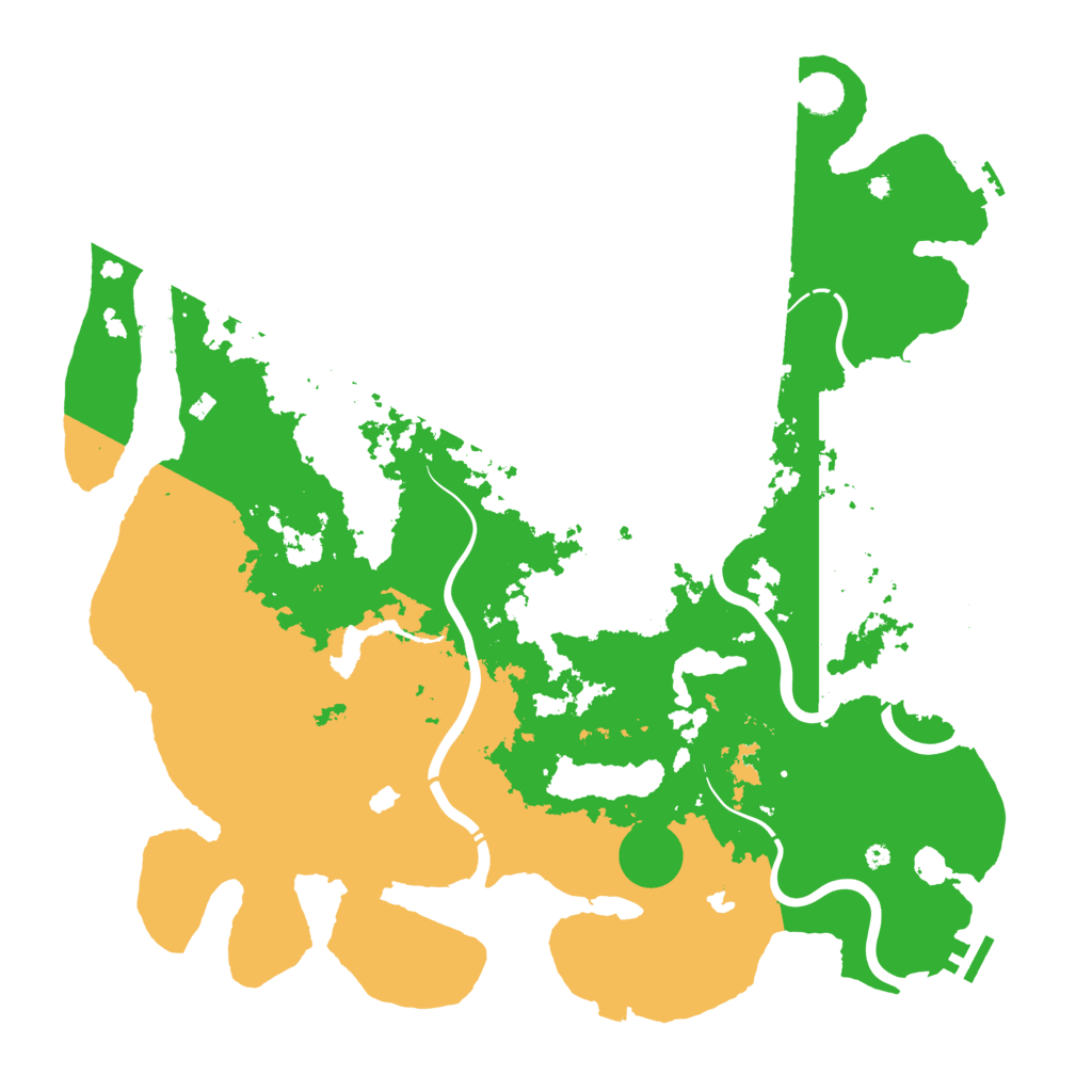 Biome Rust Map: Procedural Map, Size: 4500, Seed: 94818632