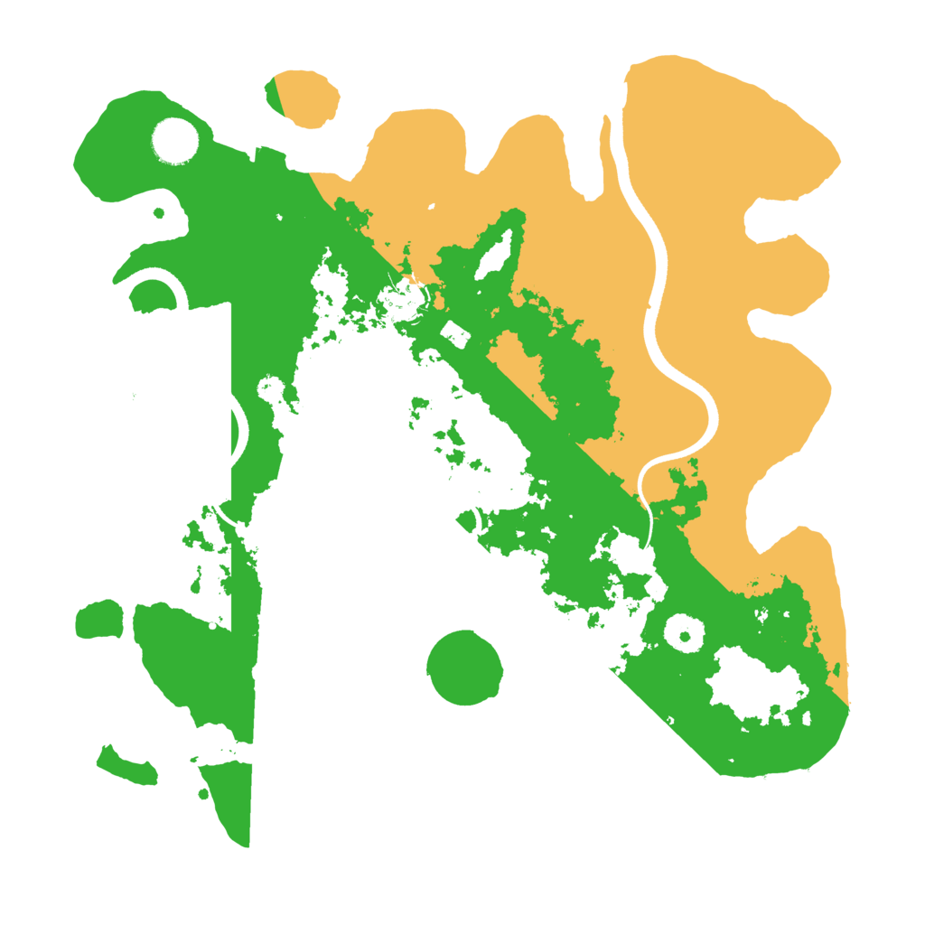 Biome Rust Map: Procedural Map, Size: 3500, Seed: 1983929259