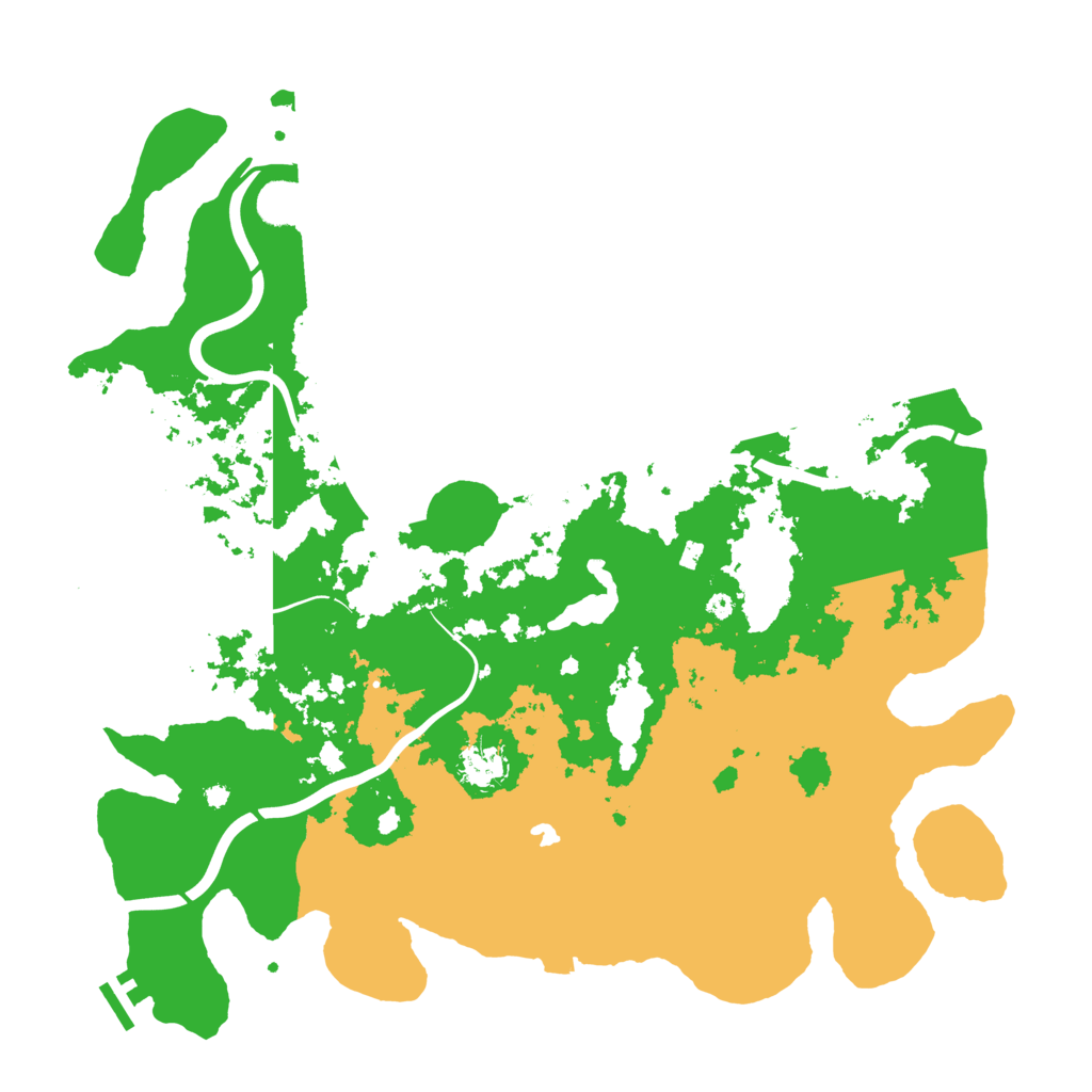 Biome Rust Map: Procedural Map, Size: 4250, Seed: 734809