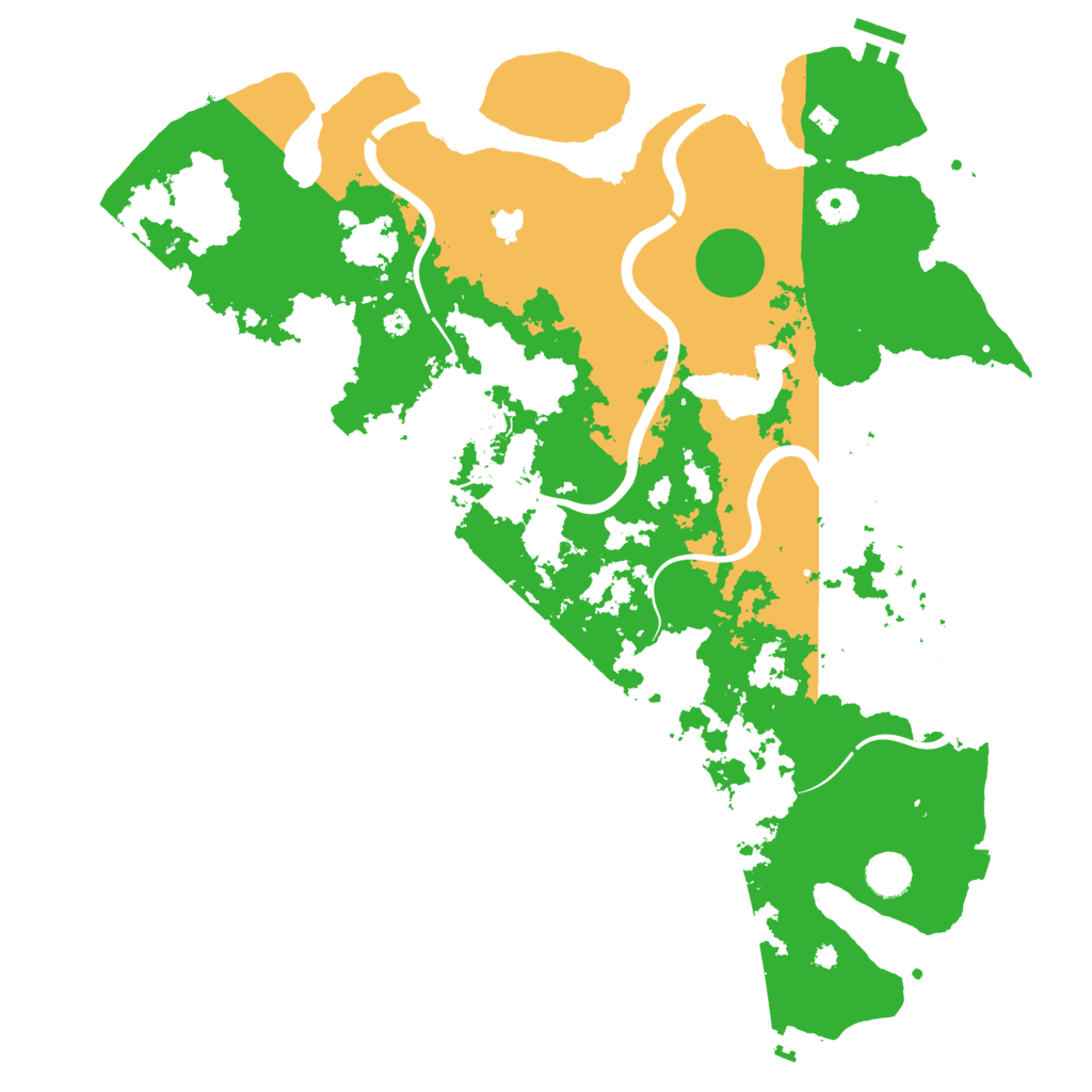Biome Rust Map: Procedural Map, Size: 4200, Seed: 1381887768