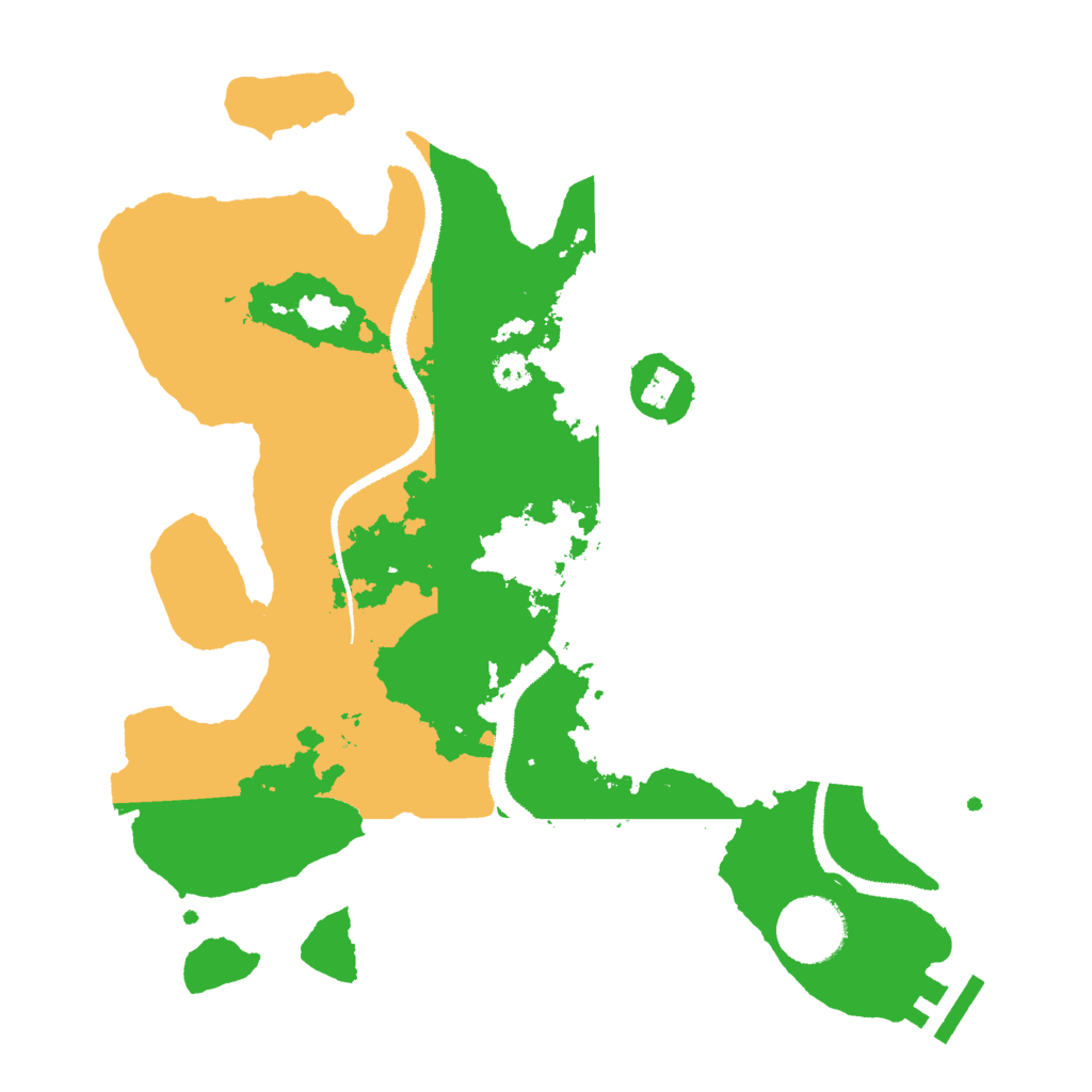 Biome Rust Map: Procedural Map, Size: 3000, Seed: 769048