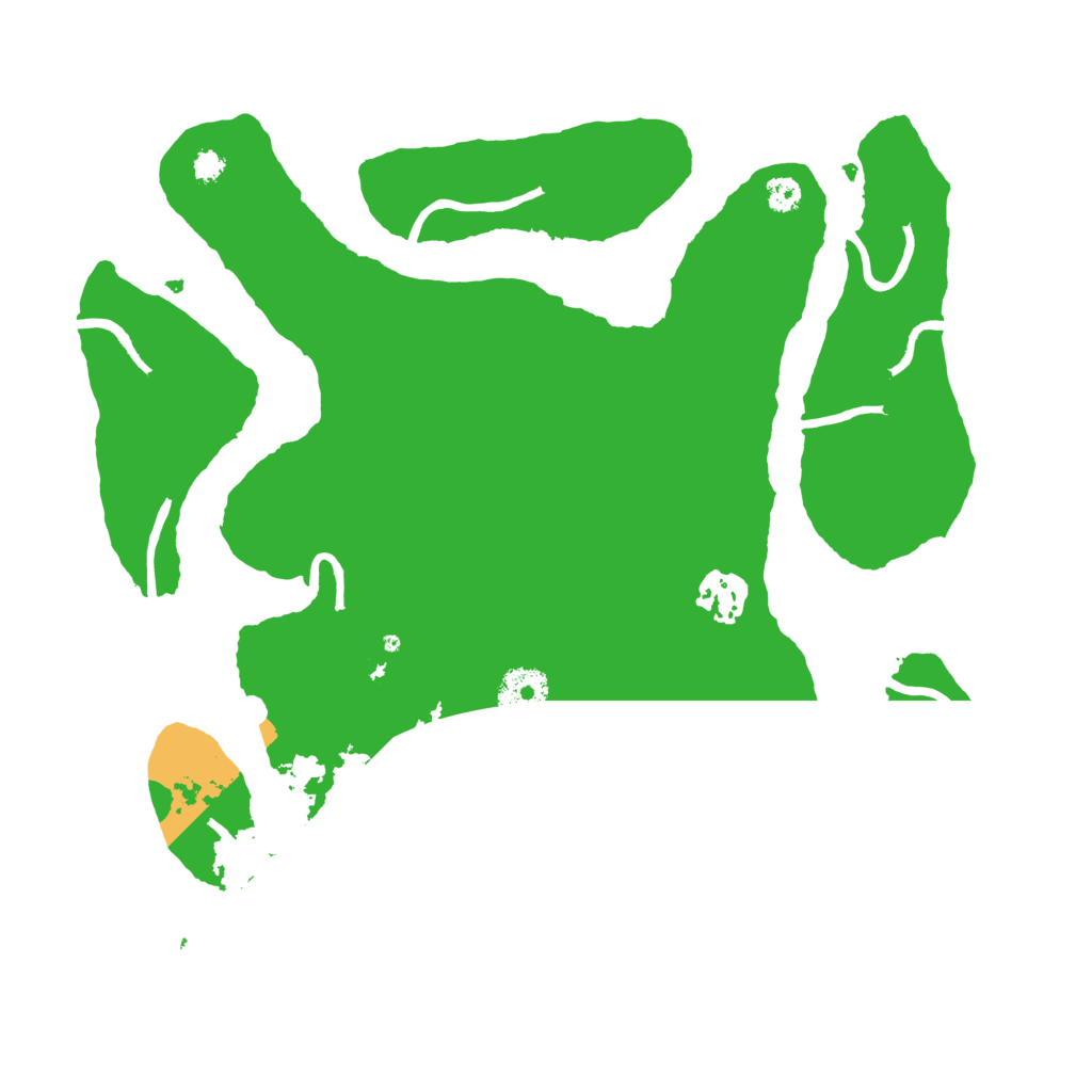 Biome Rust Map: Procedural Map, Size: 3200, Seed: 12434534