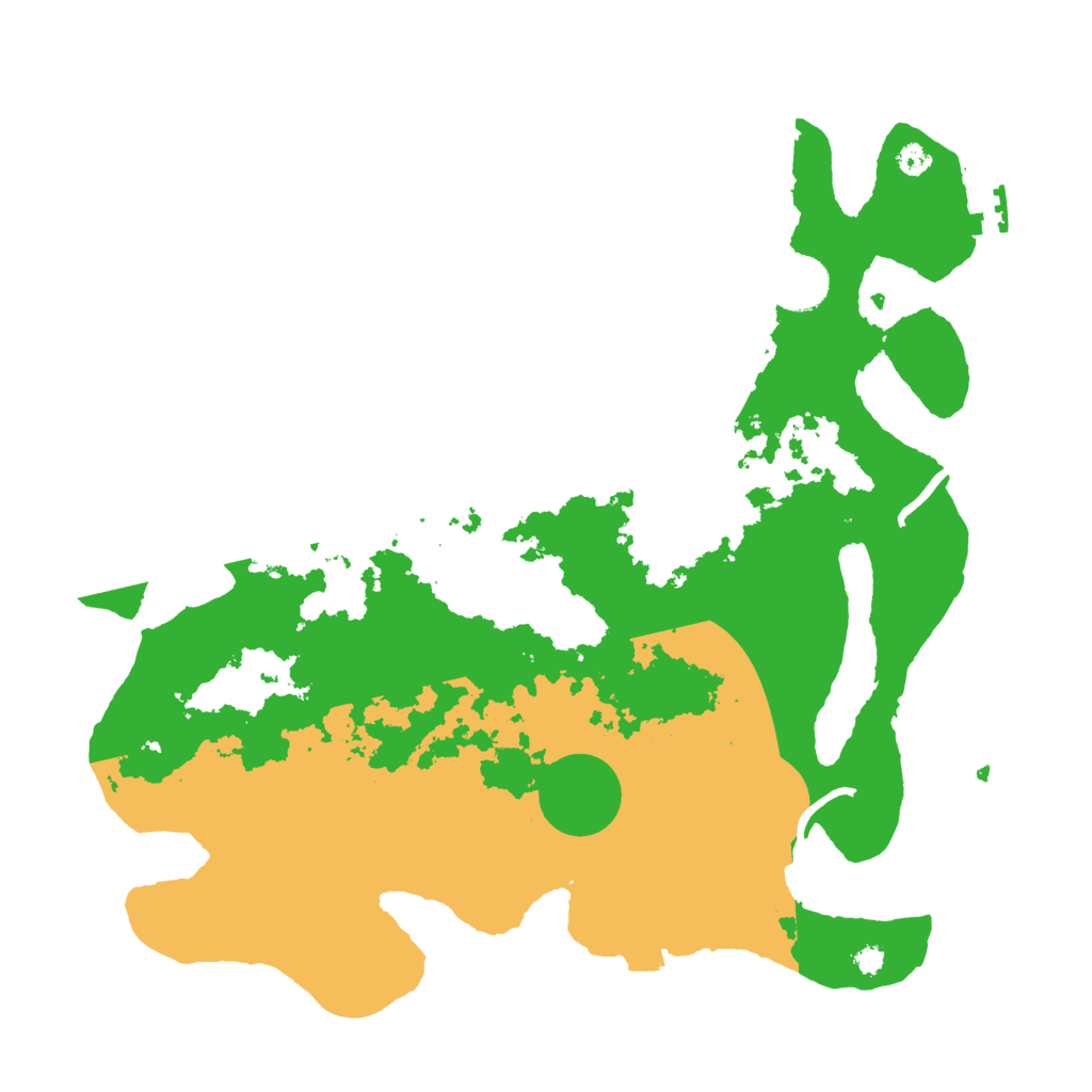 Biome Rust Map: Procedural Map, Size: 3500, Seed: 1425647