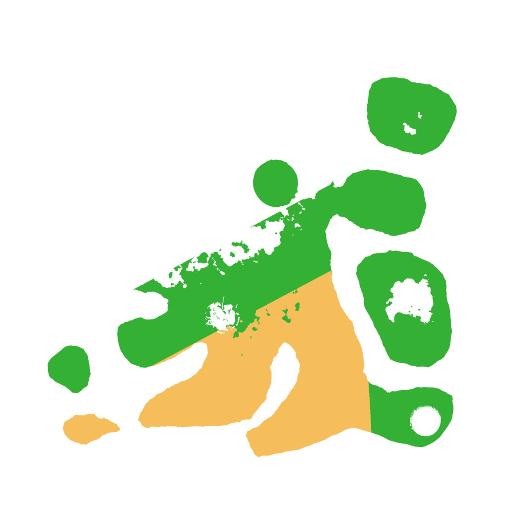 Biome Rust Map: Barren, Size: 3000, Seed: 522346