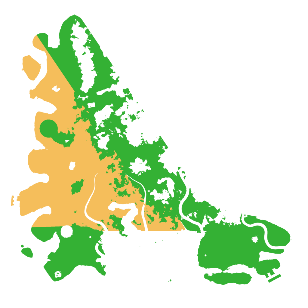 Biome Rust Map: Procedural Map, Size: 4500, Seed: 228666777