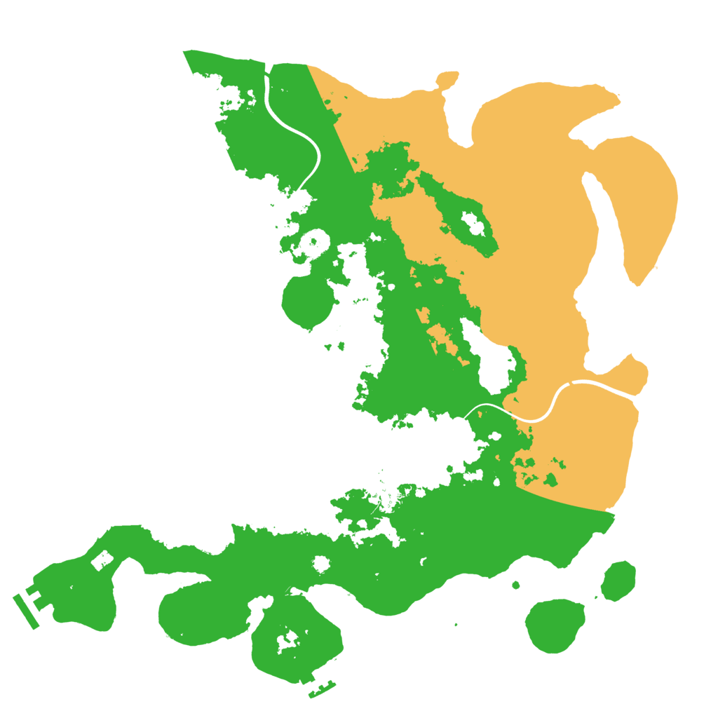 Biome Rust Map: Procedural Map, Size: 3750, Seed: 74445985
