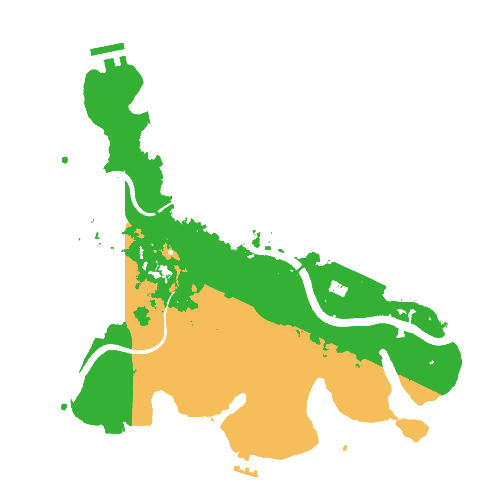 Biome Rust Map: Procedural Map, Size: 3000, Seed: 520646