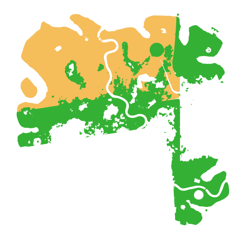 Biome Rust Map: Procedural Map, Size: 4500, Seed: 755791286