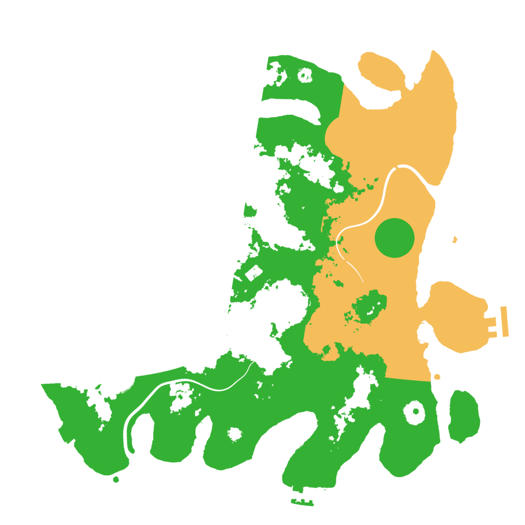 Biome Rust Map: Procedural Map, Size: 3500, Seed: 619744482