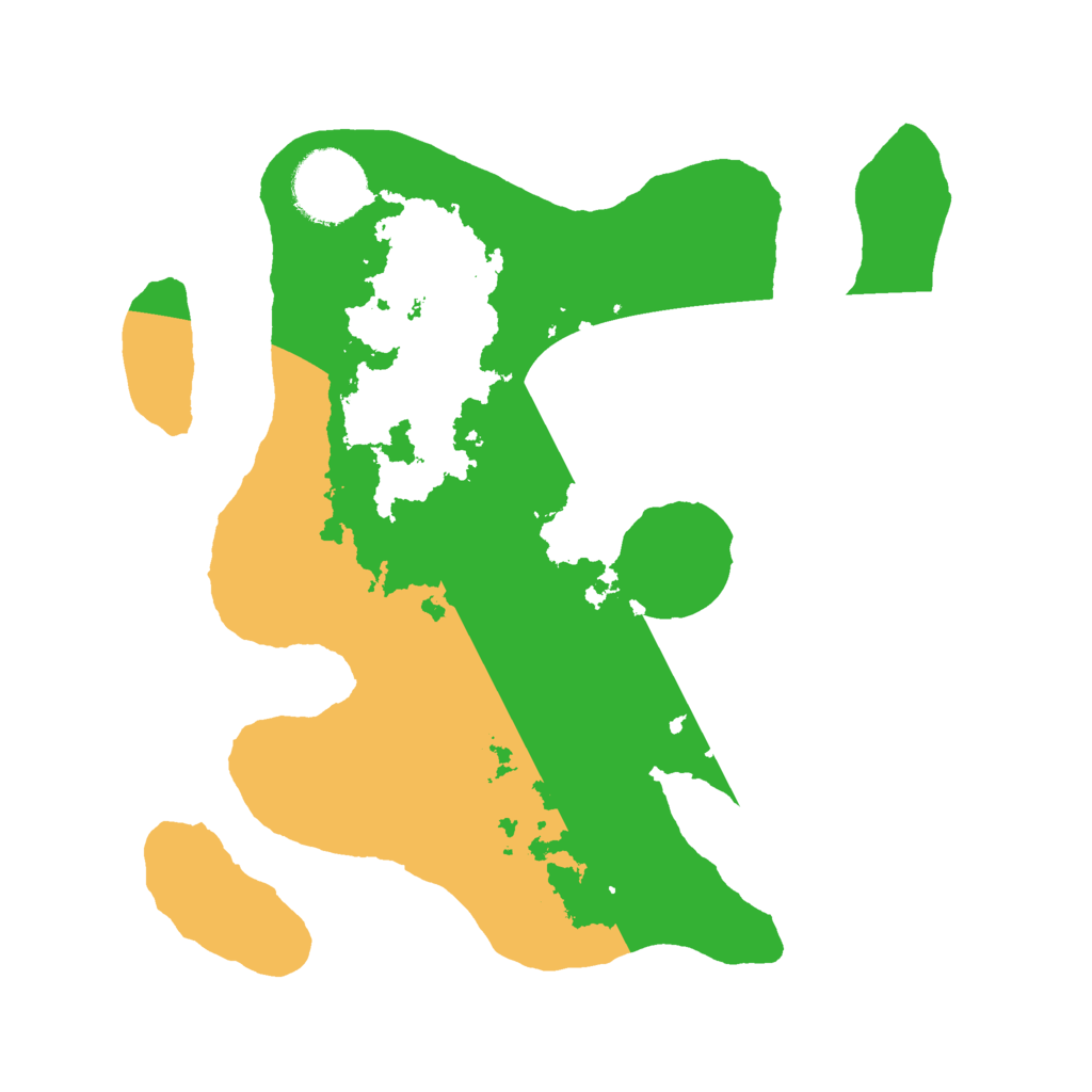 Biome Rust Map: Barren, Size: 2600, Seed: 540278877