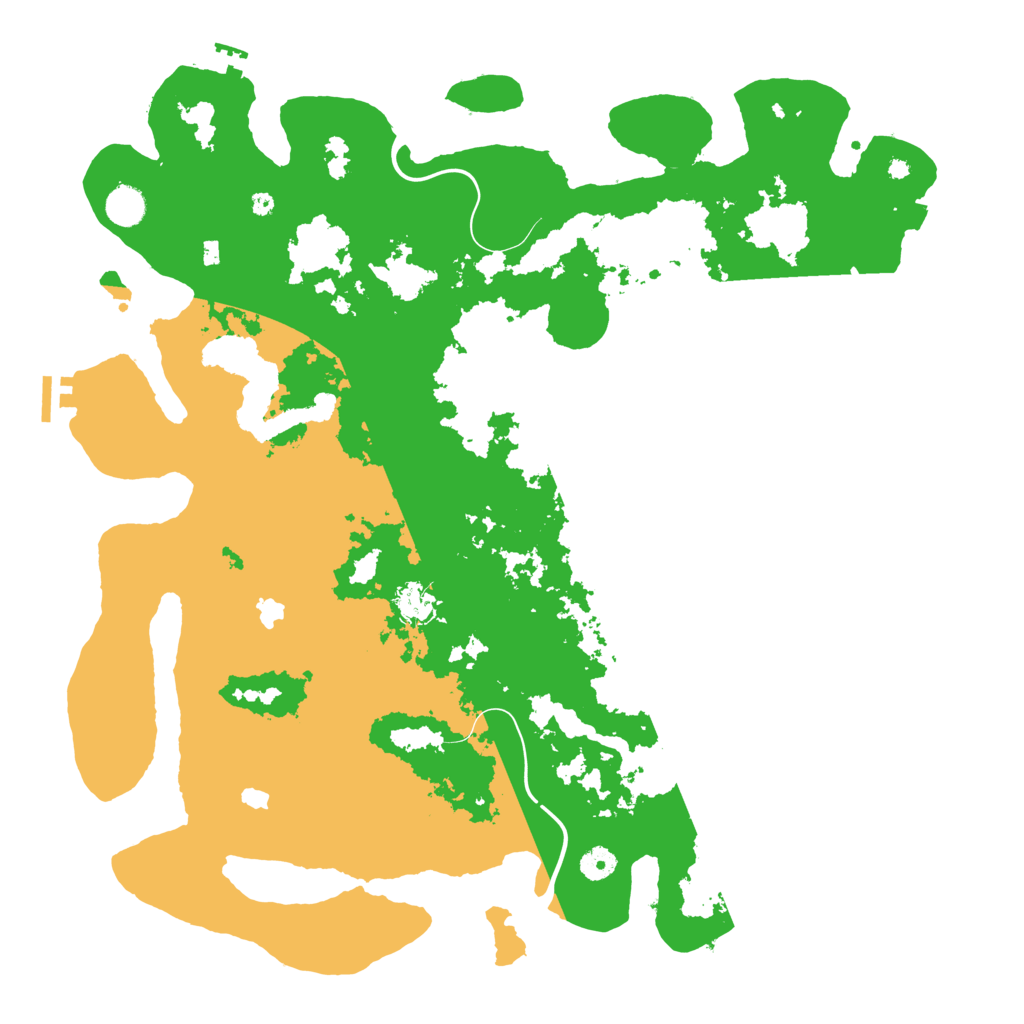 Biome Rust Map: Procedural Map, Size: 4500, Seed: 543532