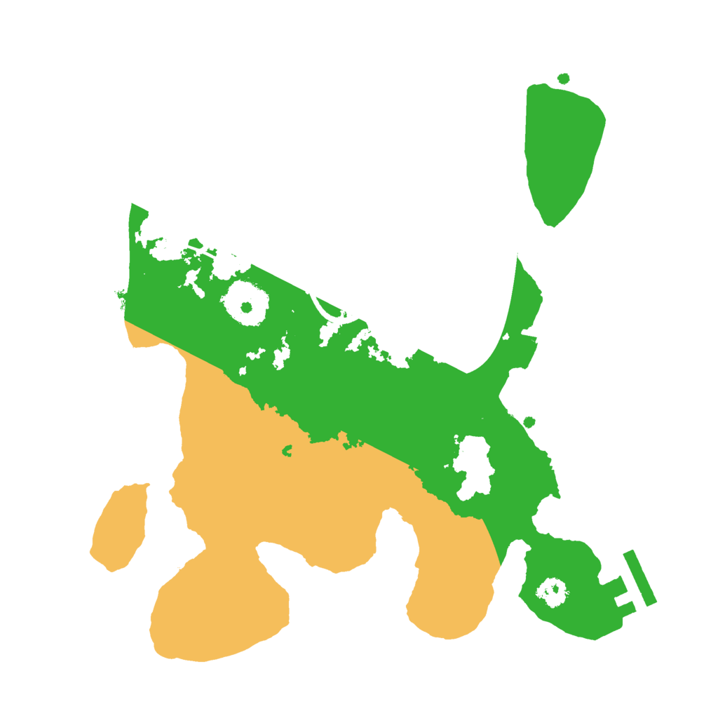 Biome Rust Map: Procedural Map, Size: 2500, Seed: 7005454