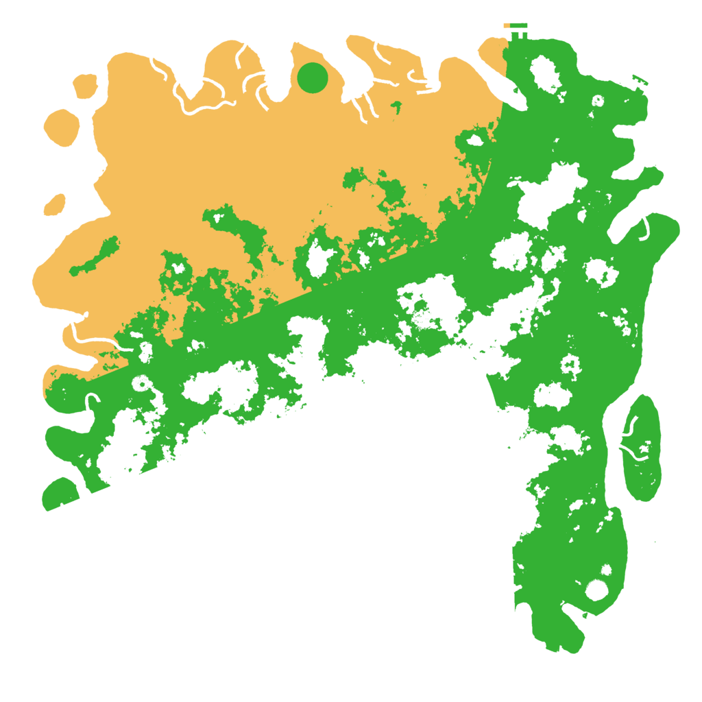 Biome Rust Map: Procedural Map, Size: 6000, Seed: 39083119