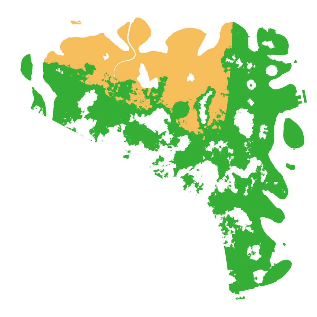 Biome Rust Map: Procedural Map, Size: 5000, Seed: 836429088