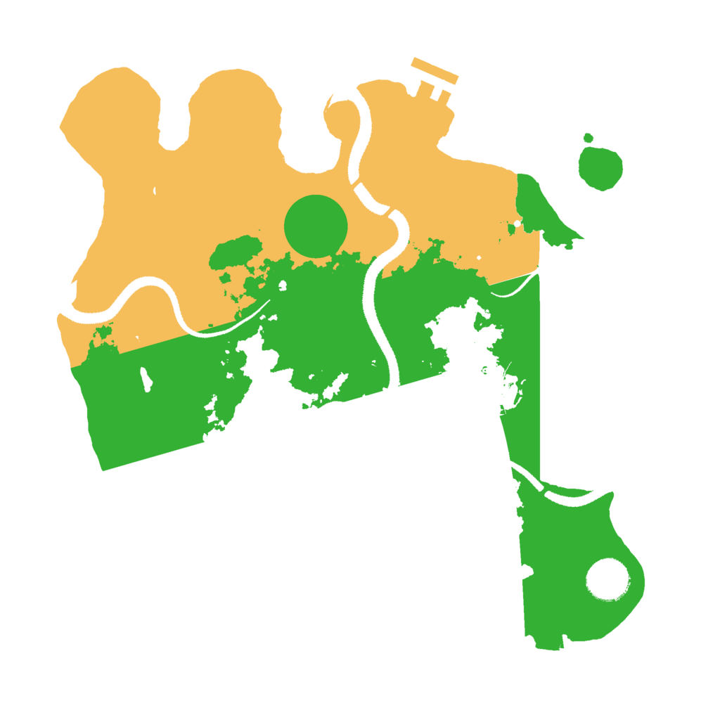 Biome Rust Map: Procedural Map, Size: 3000, Seed: 1973951883