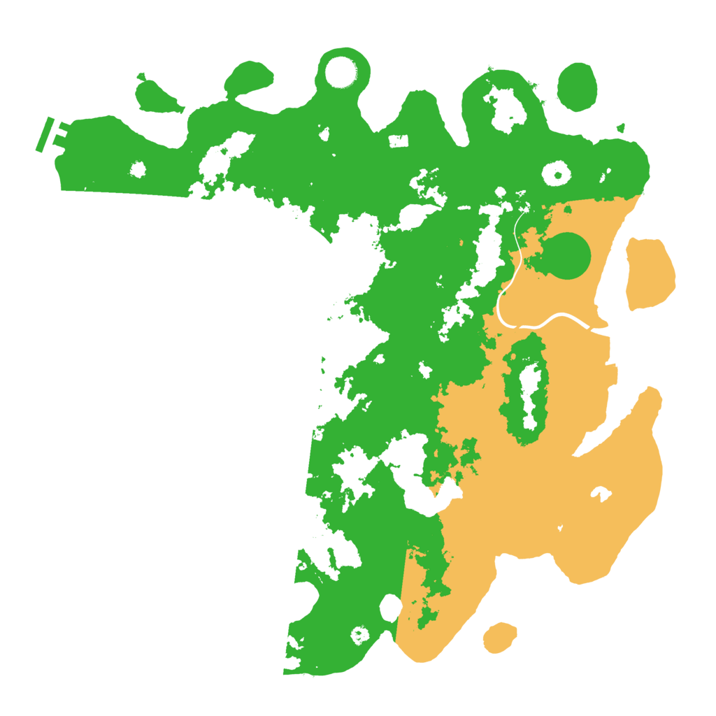 Biome Rust Map: Procedural Map, Size: 4000, Seed: 4681357
