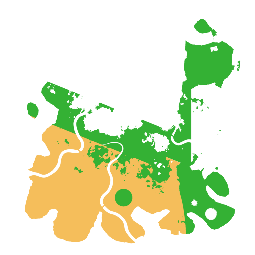 Biome Rust Map: Procedural Map, Size: 3850, Seed: 166573995