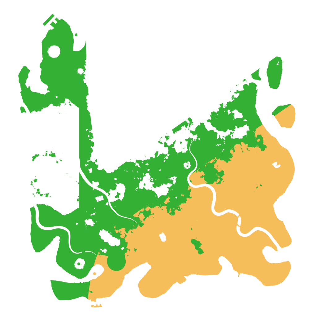 Biome Rust Map: Procedural Map, Size: 4500, Seed: 1680214436