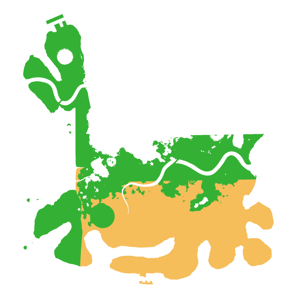 Biome Rust Map: Procedural Map, Size: 3386, Seed: 274902