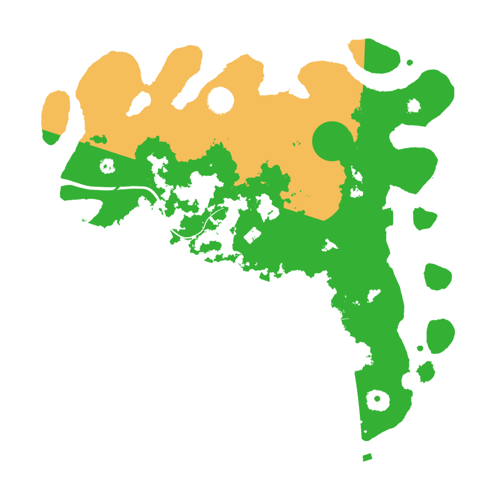 Biome Rust Map: Procedural Map, Size: 3300, Seed: 804240