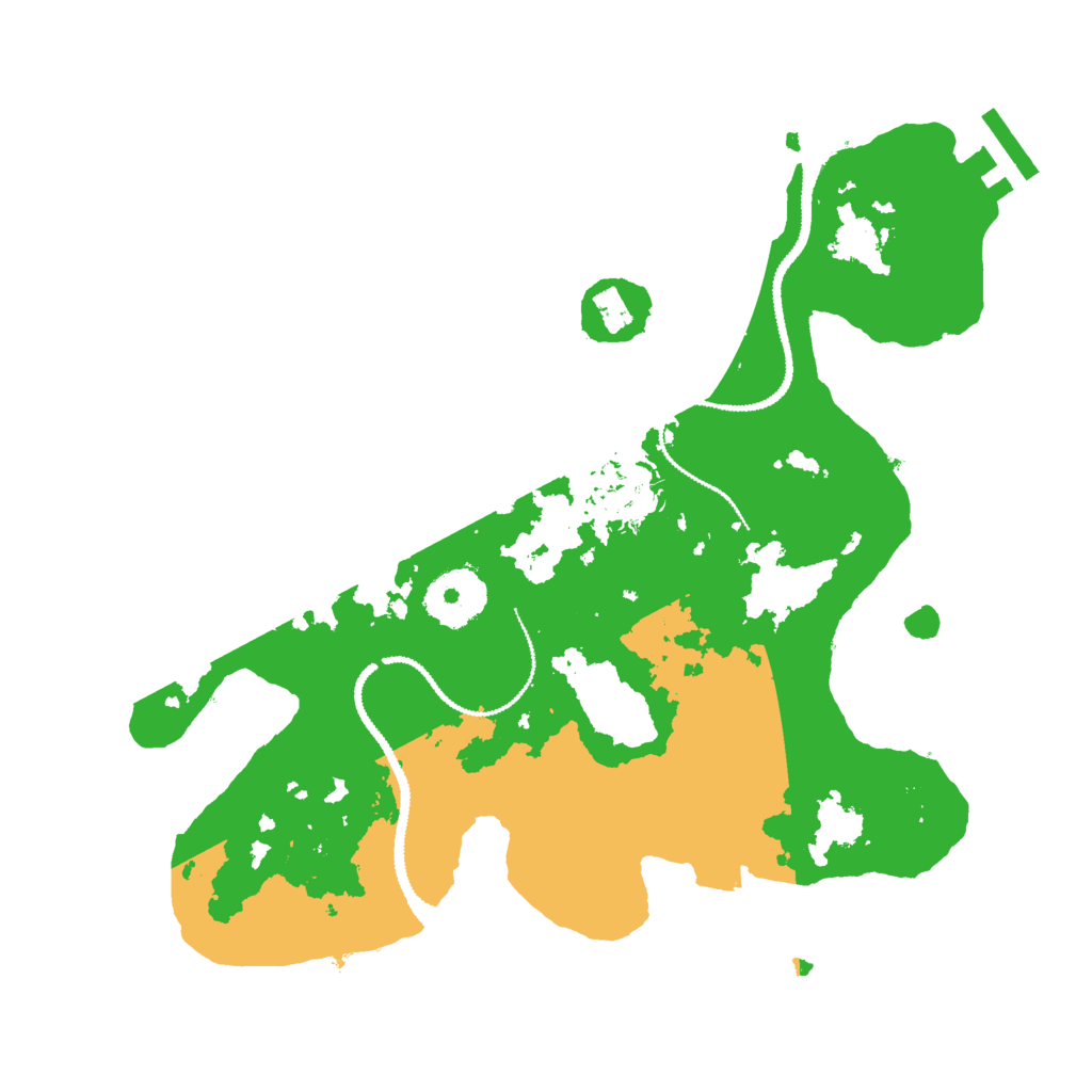 Biome Rust Map: Procedural Map, Size: 2800, Seed: 19211920