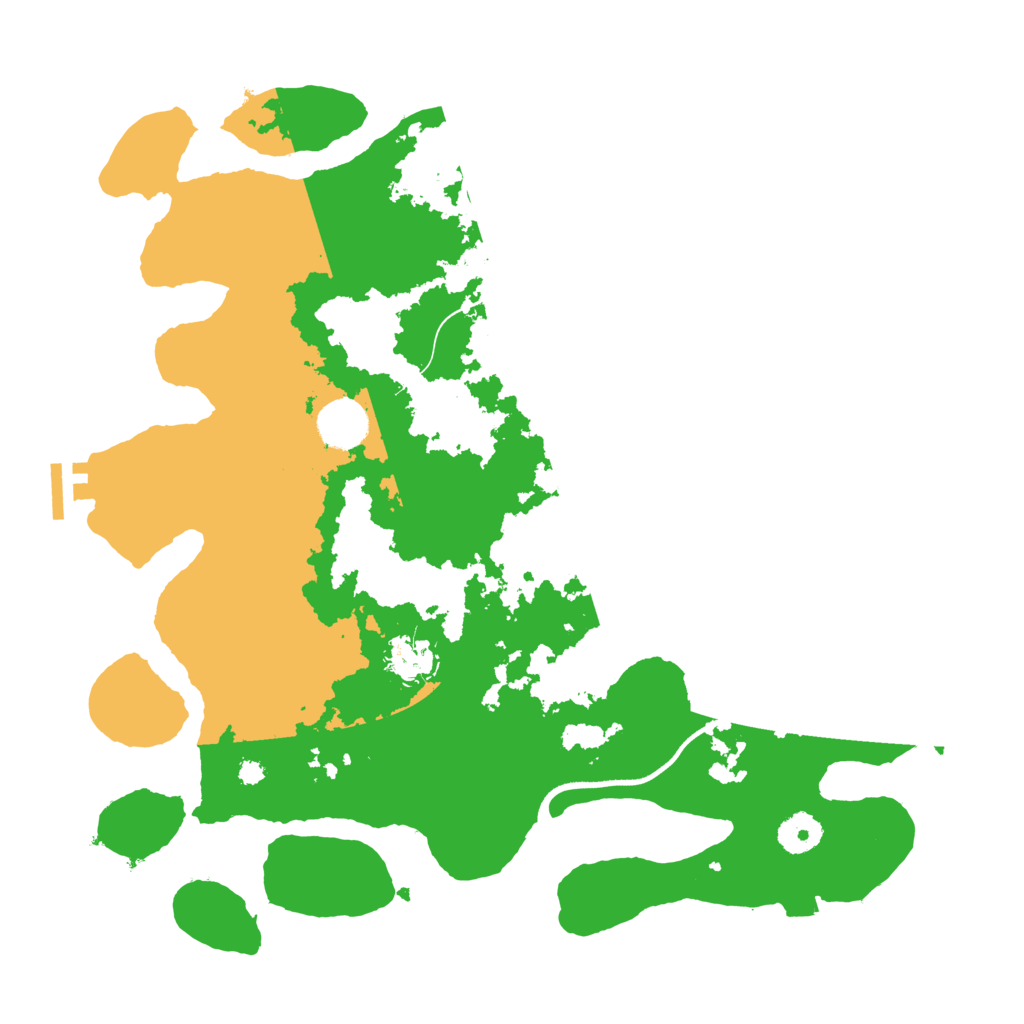 Biome Rust Map: Procedural Map, Size: 3680, Seed: 2837468