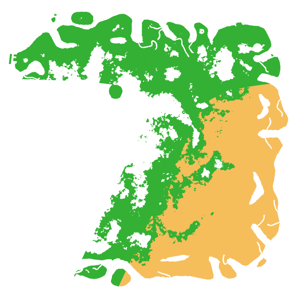 Biome Rust Map: Procedural Map, Size: 6000, Seed: 15416794