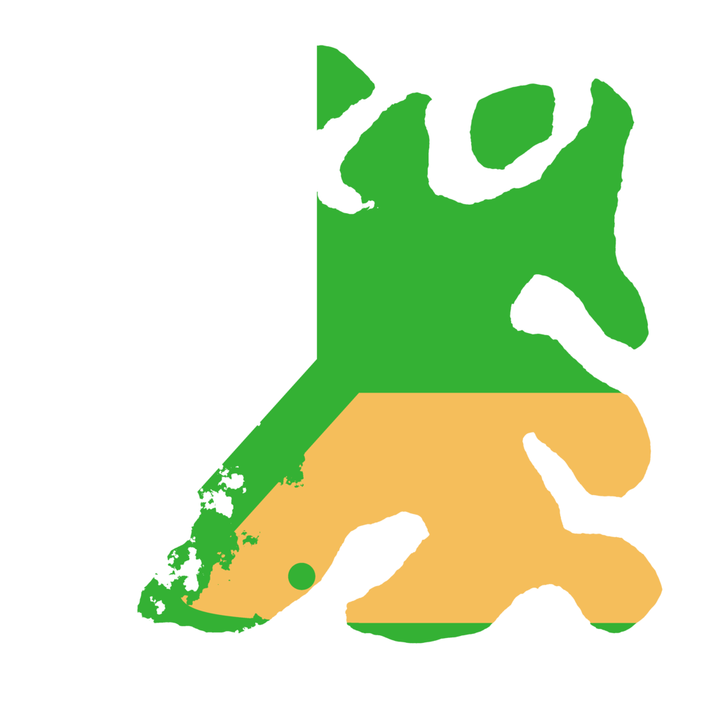 Biome Rust Map: Barren, Size: 3500, Seed: 682765551