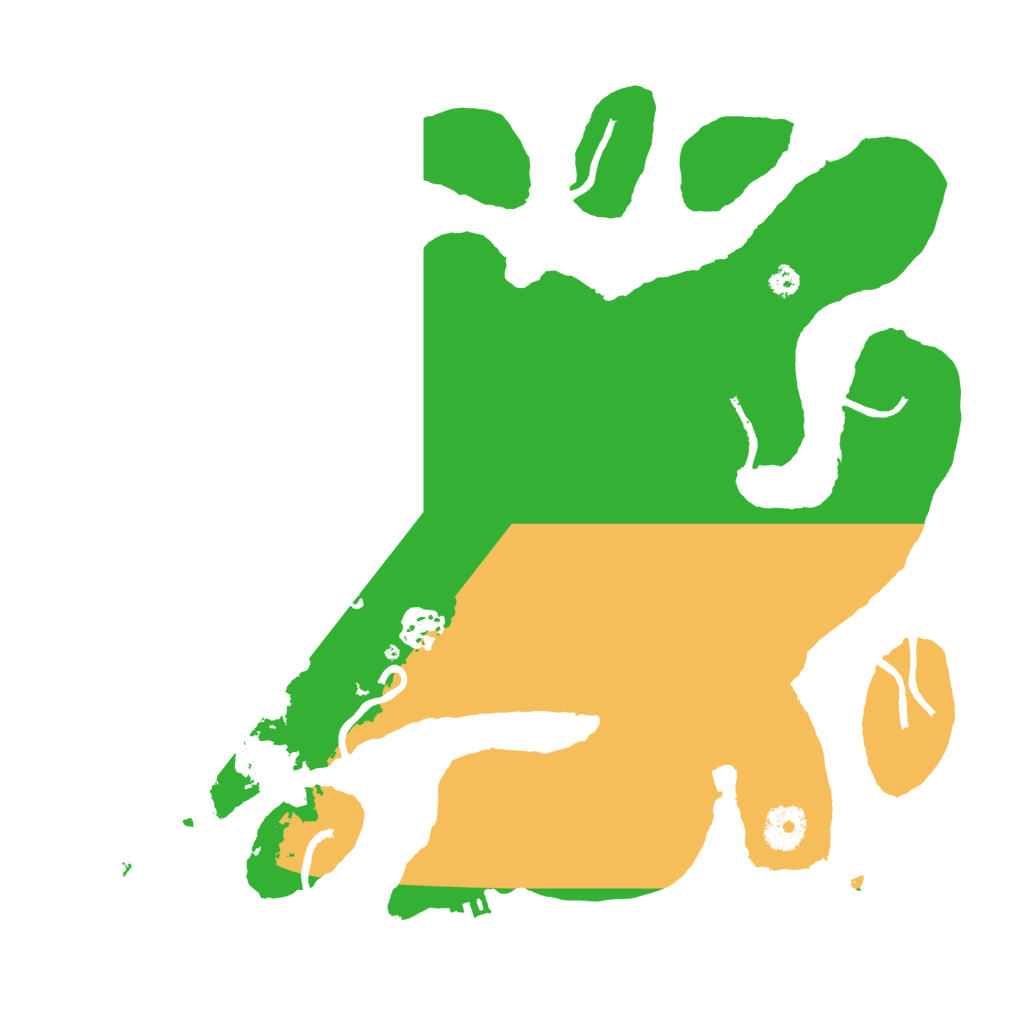 Biome Rust Map: Procedural Map, Size: 3500, Seed: 350086