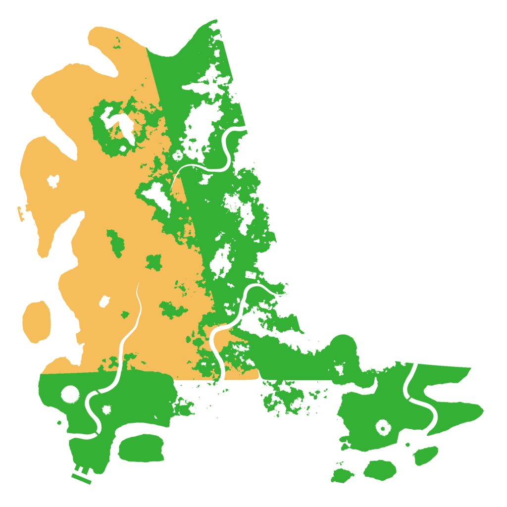 Biome Rust Map: Procedural Map, Size: 5000, Seed: 5311