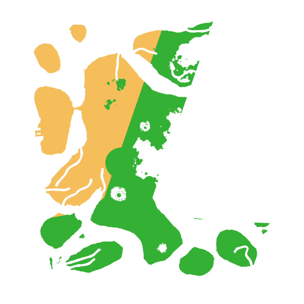 Biome Rust Map: Procedural Map, Size: 3000, Seed: 141453