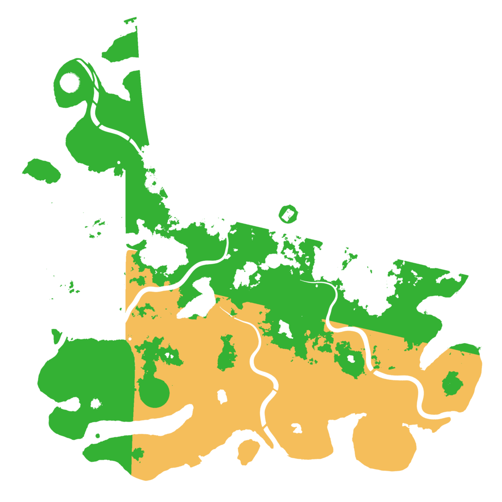 Biome Rust Map: Procedural Map, Size: 4500, Seed: 843738346