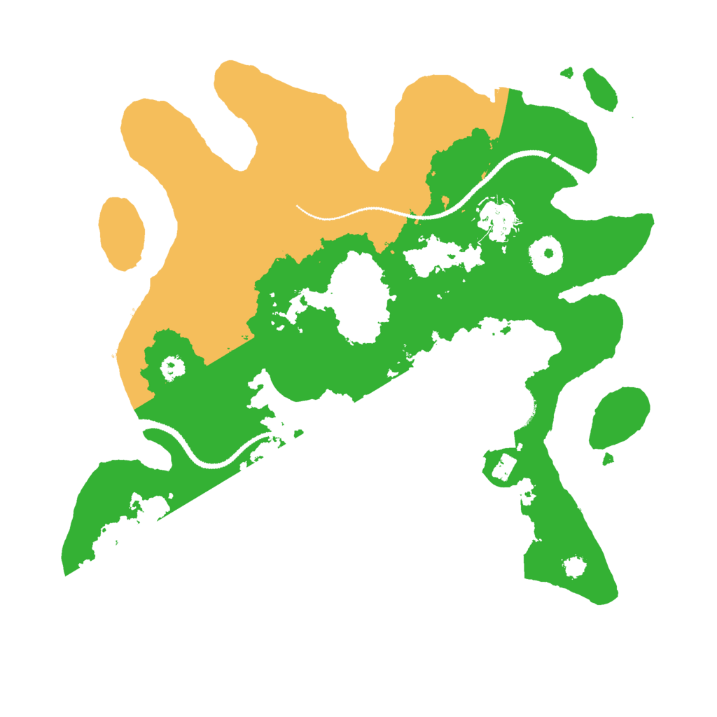 Biome Rust Map: Procedural Map, Size: 3000, Seed: 1544076818