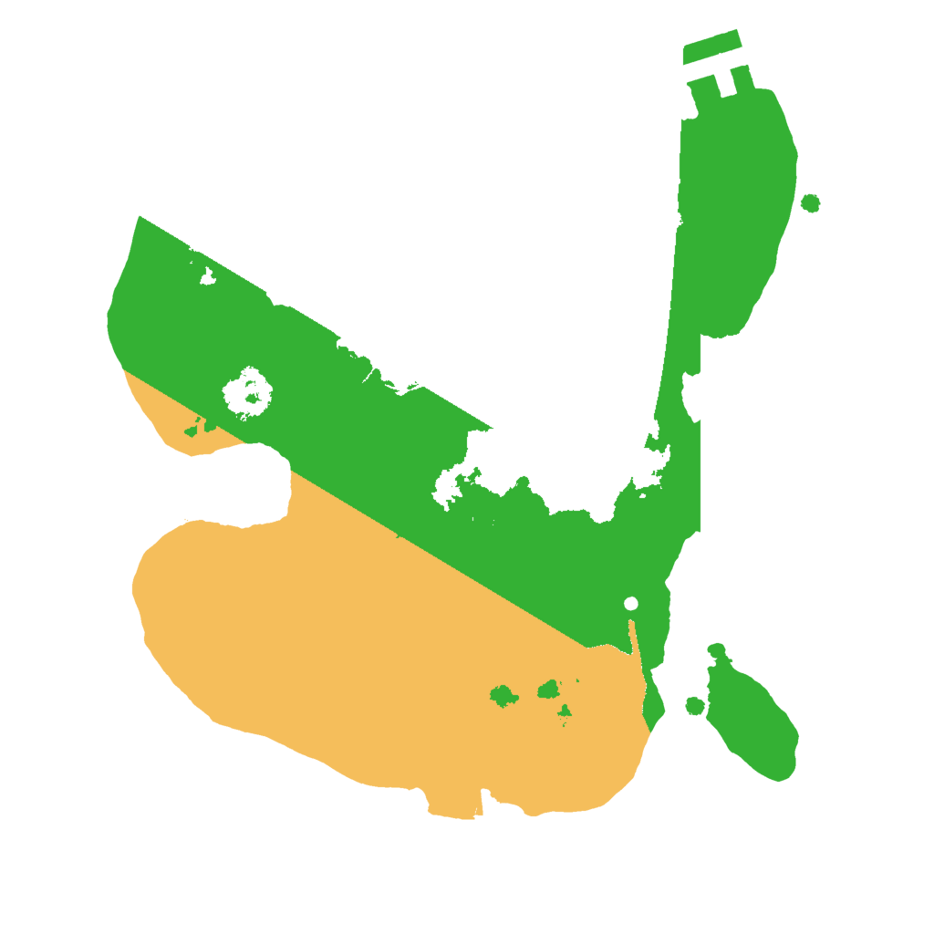 Biome Rust Map: Procedural Map, Size: 2000, Seed: 571543593