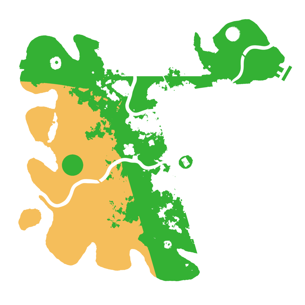 Biome Rust Map: Procedural Map, Size: 3800, Seed: 2357