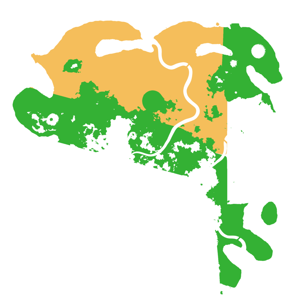 Biome Rust Map: Procedural Map, Size: 3850, Seed: 478808825