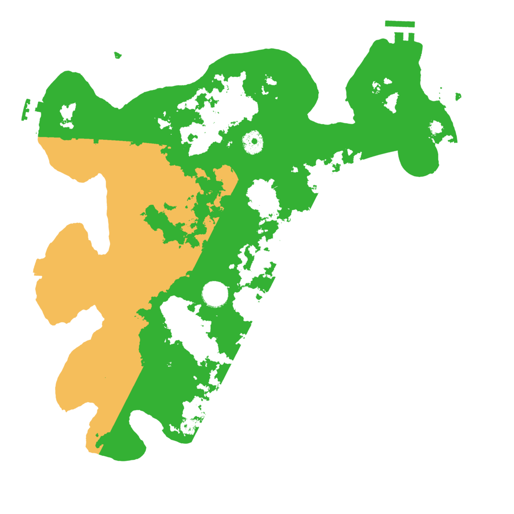 Biome Rust Map: Procedural Map, Size: 3500, Seed: 13523