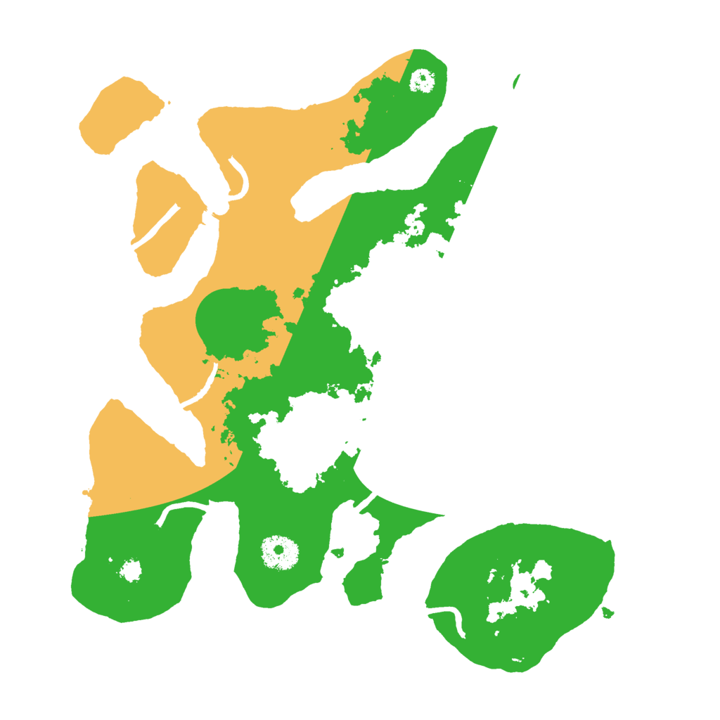 Biome Rust Map: Procedural Map, Size: 3000, Seed: 293041