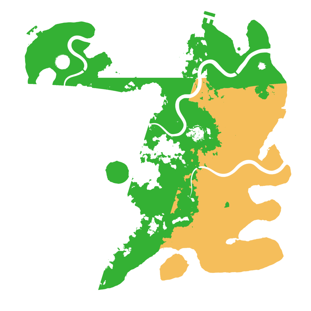 Biome Rust Map: Procedural Map, Size: 3750, Seed: 1999712300