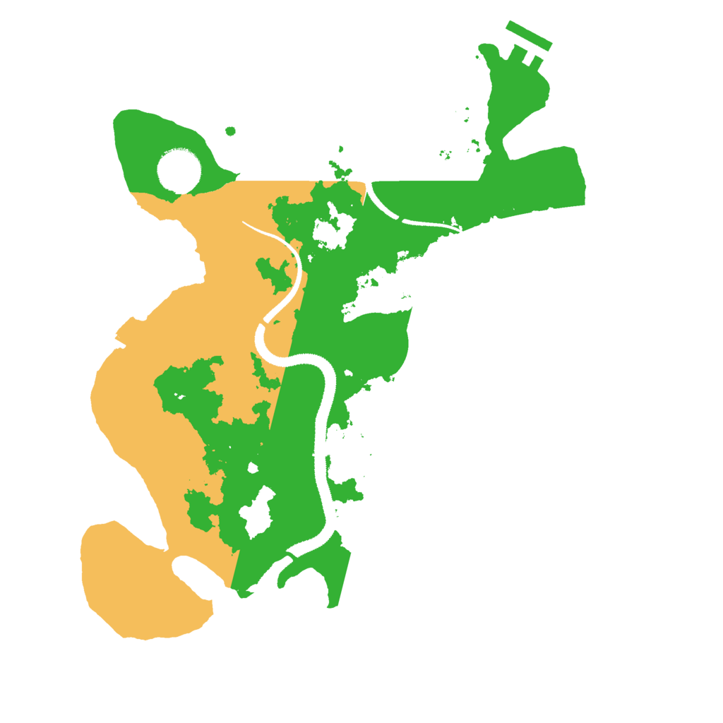 Biome Rust Map: Procedural Map, Size: 3000, Seed: 1645599470