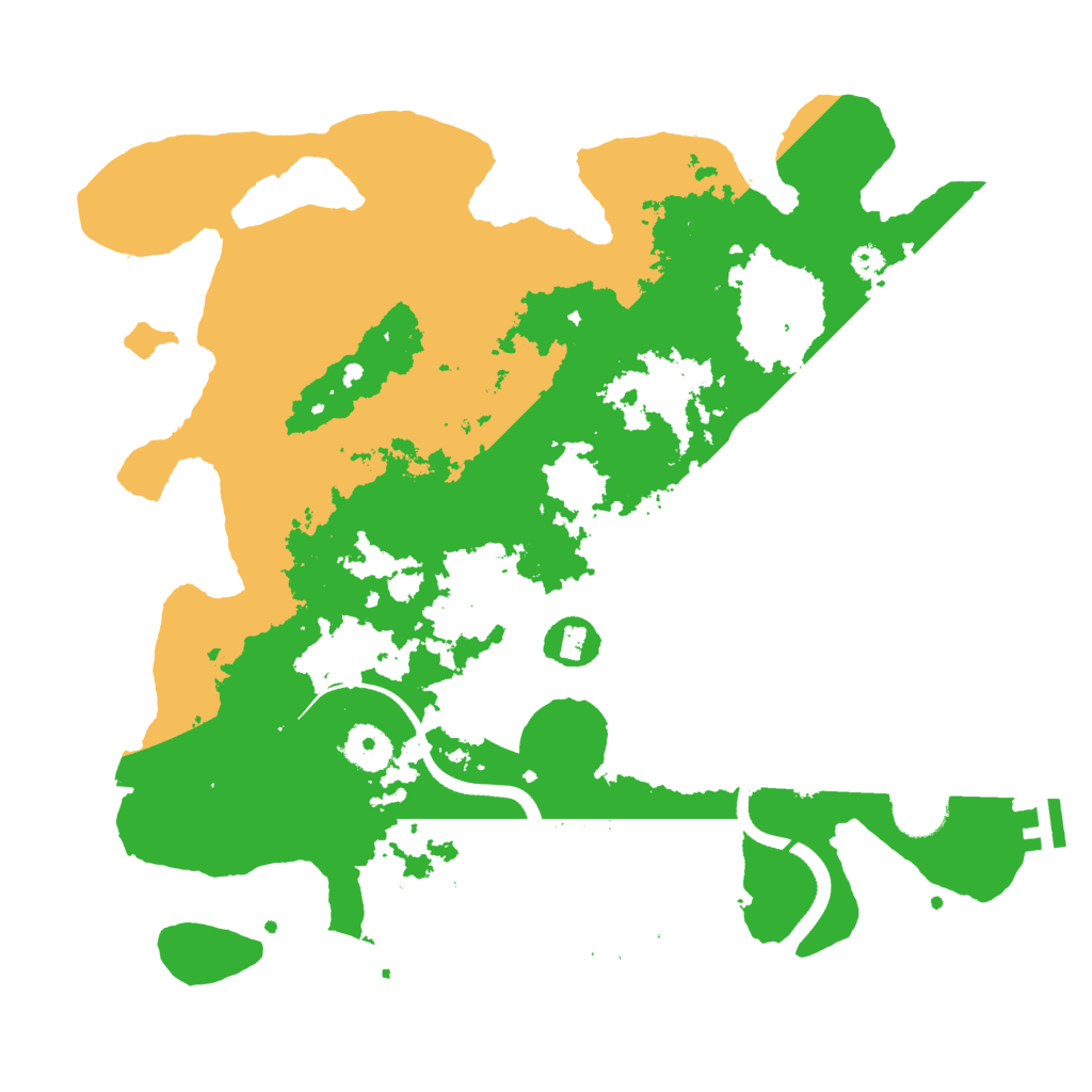Biome Rust Map: Procedural Map, Size: 3500, Seed: 20210728