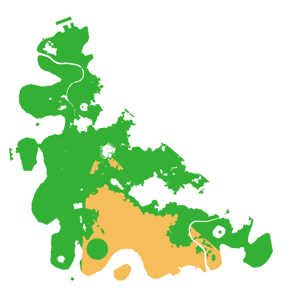 Biome Rust Map: Procedural Map, Size: 3750, Seed: 1656338832