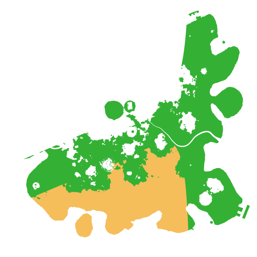 Biome Rust Map: Procedural Map, Size: 3700, Seed: 501283723