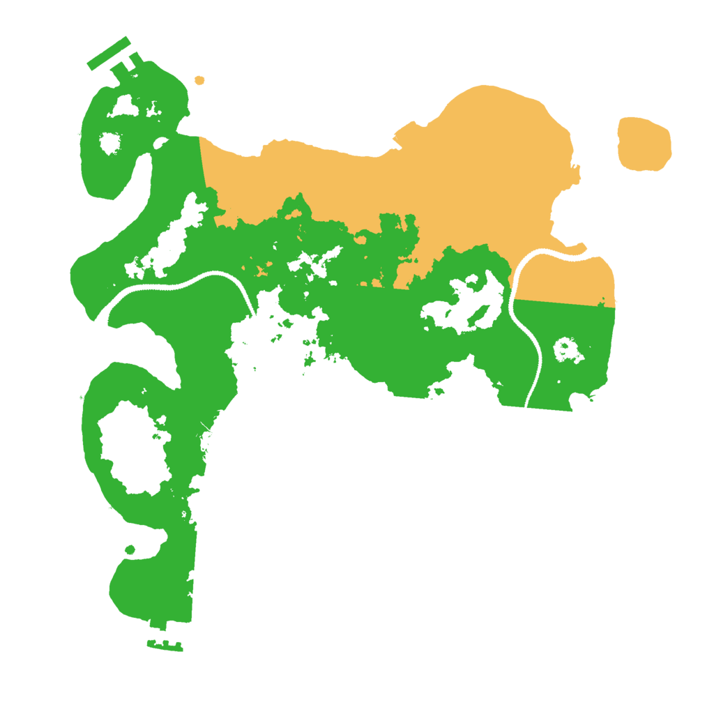 Biome Rust Map: Procedural Map, Size: 3000, Seed: 106205285