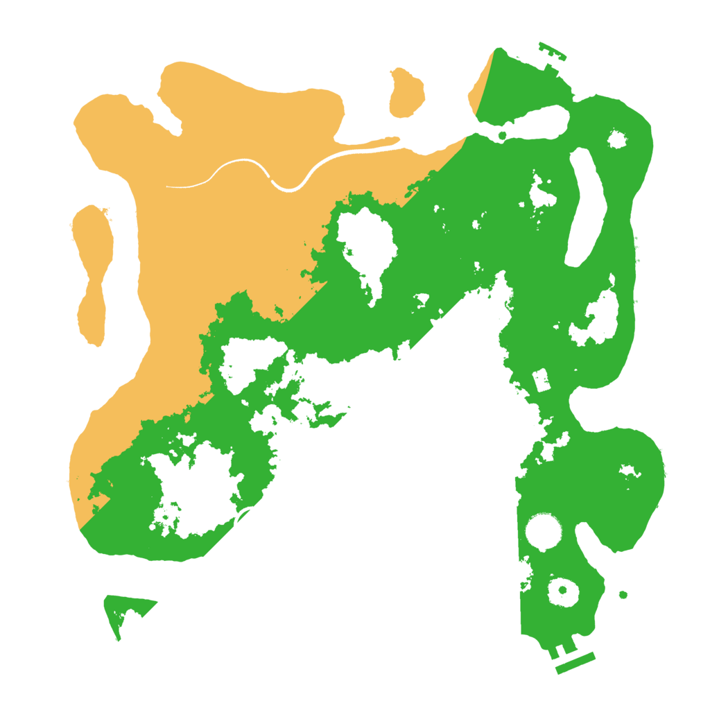 Biome Rust Map: Procedural Map, Size: 3500, Seed: 944419116