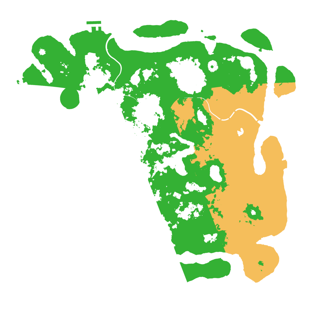 Biome Rust Map: Procedural Map, Size: 4300, Seed: 685214