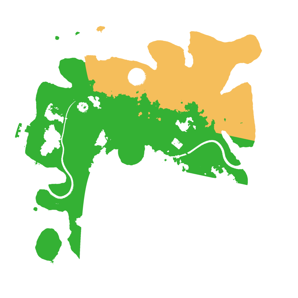 Biome Rust Map: Procedural Map, Size: 3000, Seed: 32476