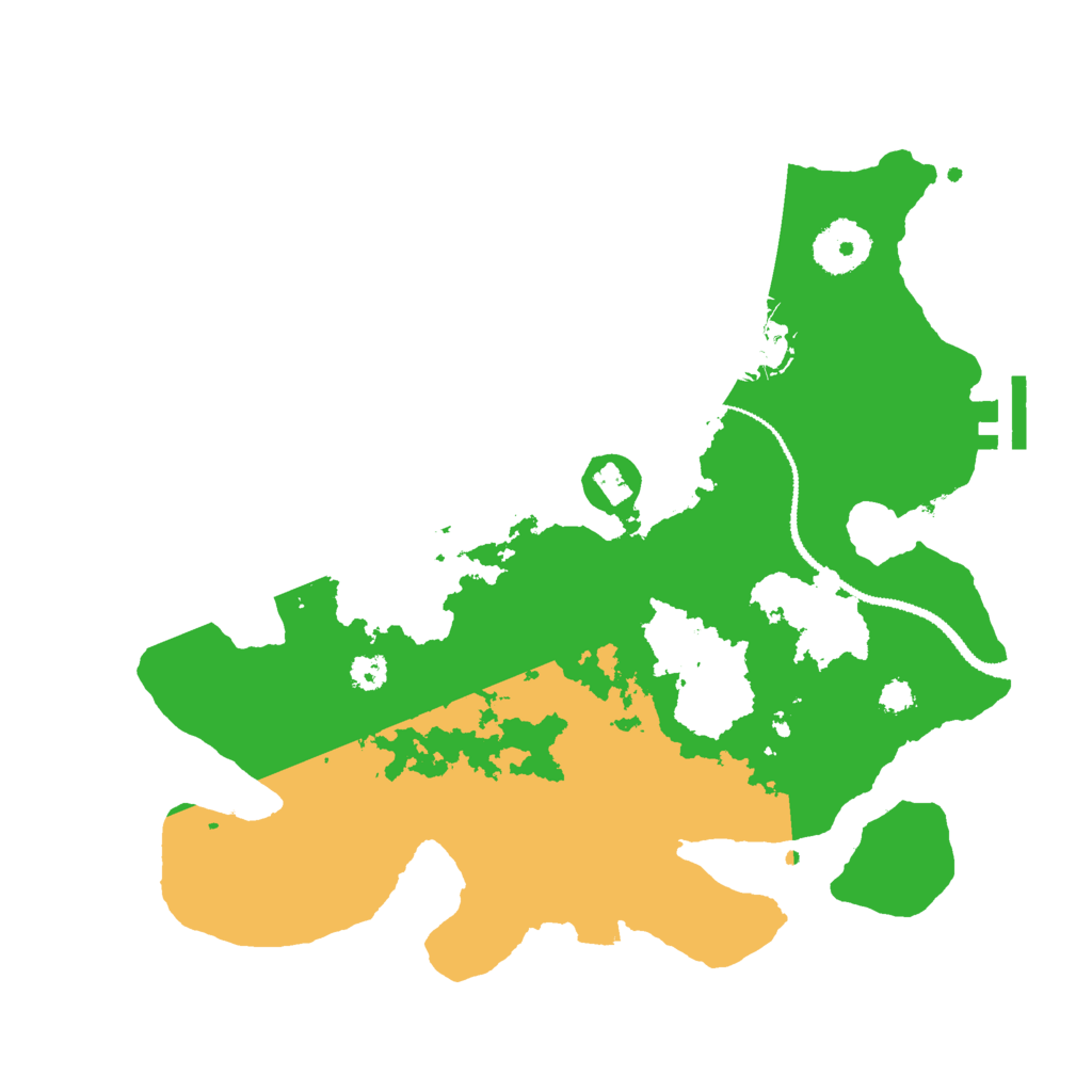 Biome Rust Map: Procedural Map, Size: 3000, Seed: 756244281