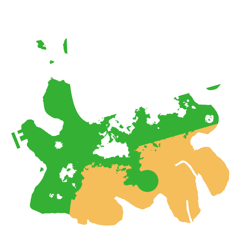 Biome Rust Map: Procedural Map, Size: 3000, Seed: 1327861594